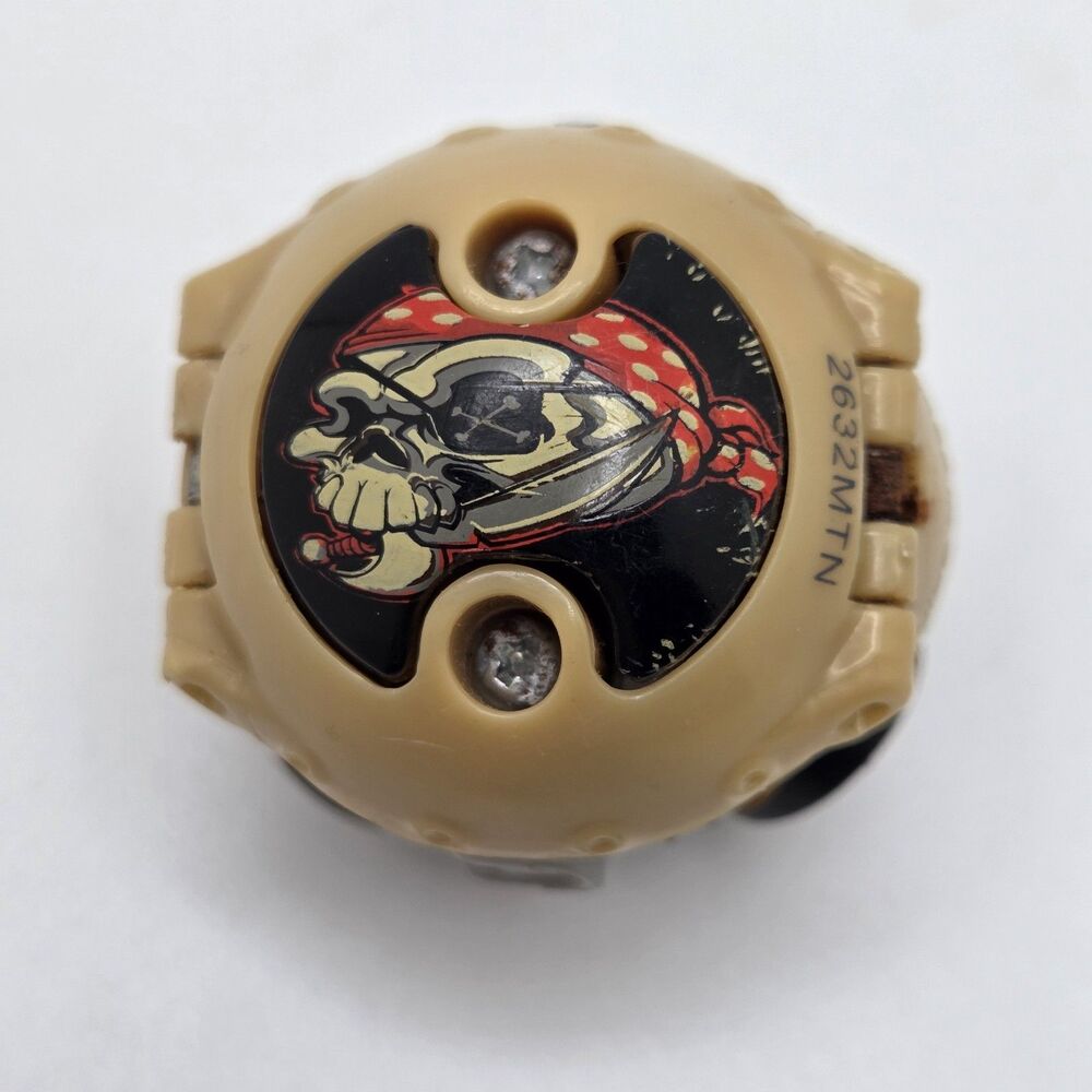 Vintage Hot Wheels Ballistiks Pirate Skull Transforming Car Toy